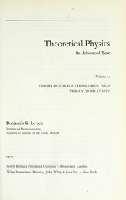 Cover of Theoretical physics by Veniamin Grigor'evich Levich