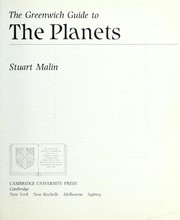 Cover of Greenwich Guide to the Planets (Greenwich Guides to Astronomy) by Stuart Malin