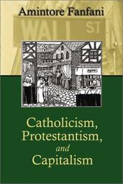 Front cover of Cattolicesimo e protestantesimo nella formazione storica del capitalismo by Fanfani, Amintore.