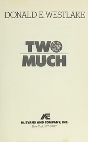 Cover of Two Much by Donald E. Westlake