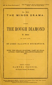 Cover of The rough diamond by Buckstone, John Baldwin
