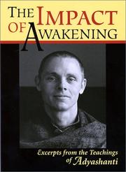 Front cover of The impact of awakening by Adyashanti.
