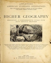 Cover of Higher geography by D. Appleton and Company