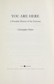 Front cover of You are here by Christopher Potter