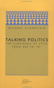 Cover of Talking politics by Silverstein, Michael