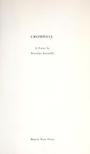 Cover of Cromwell by Brendan Kennelly