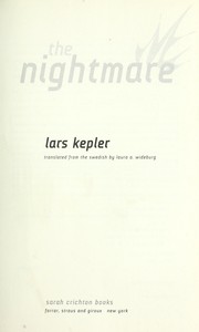Cover of The nightmare by Lars Kepler