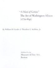 Front cover of "A man of genius" by William H. Gerdts