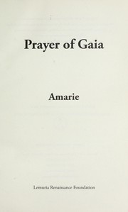 Front cover of Prayer of Gaia by Amarie