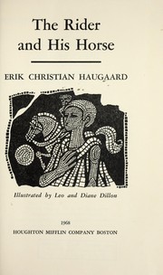 Cover of The rider and his horse by Erik Christian Haugaard