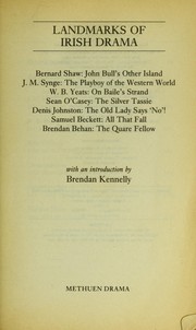 Front cover of Landmarks of Irish drama by Unknown