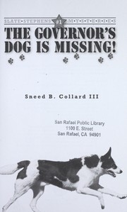 Cover of The governor's dog is missing! by Sneed B. Collard