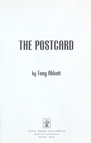 Cover of The postcard by Tony Abbott