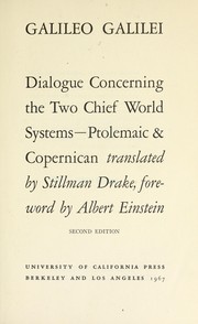 Front cover of Dialogo dei massimi sistemi by Galileo Galilei
