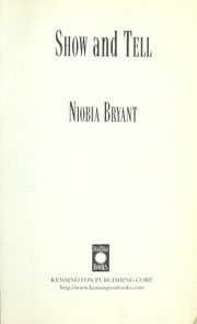 Front cover of Show and tell by Niobia Bryant