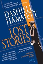 Front cover of Lost Stories (The Ace Performer Collection series) by Dashiell Hammett