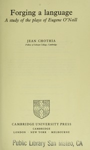 Cover of Forging a language by Jean Chothia