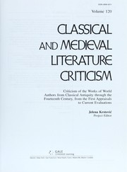 Cover of Classical and medieval literature criticism by Jelena O. Krstovic