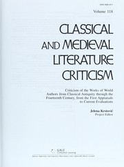 Cover of Classical and medieval literature criticism by Jelena O. Krstovic