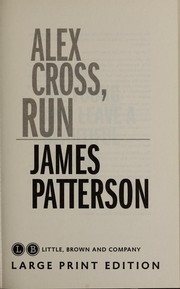 Cover of Alex Cross, run by James Patterson