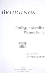 Cover of Bridgings by Rose Lucas