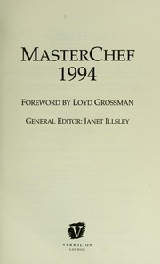 Cover of Masterchef 1994 by Loyd Grossman