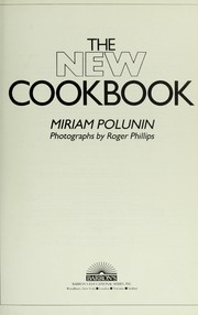 Cover of The new cookbook by Miriam Polunin