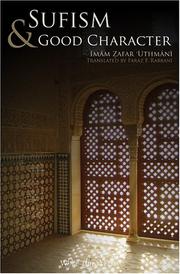 Front cover of Sufism & Good Character by ZAFAR AHMAD USMANI
