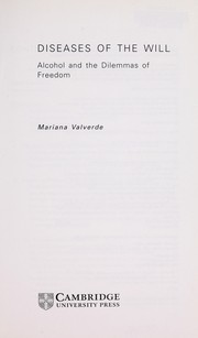 Cover of Diseases of the will by Mariana Valverde