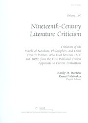 Front cover of Nineteenth-Century literature criticism by Unknown
