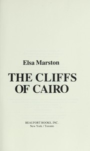 Front cover of The cliffs of Cairo by Elsa Marston