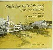 Front cover of Walls are to be walked by Nathan Zimelman