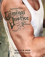 Cover of Introduction to criminal justice by Robert M. Bohm