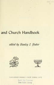 Front cover of The illustrated Bible and church handbook by Stanley I. Stuber