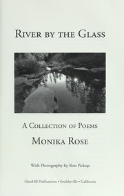 Front cover of River by the glass by Monika Rose