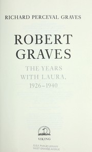 Cover of Robert Graves by Robert Graves