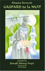 Front cover of Gaspard De La Nuit by Aloysius Bertrand
