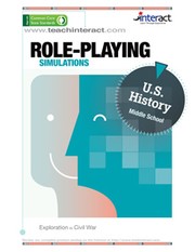 Front cover of ROLE-PLAYING SIMULATIONS Middle School U.S. History—Exploration to Civil War by Richard Di Giacomo