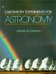 Cover of Laboratory Experiments for Astronomy by Johnson, Paul E.