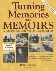 Front cover of Turning Memories Into Memoirs by Denis Ledoux