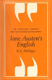 Cover of Jane Austen's English by K. C. Phillipps