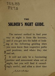 Front cover of The soldier's night guide for northern France, Belgium and the British Isles by "Pathfinder" pseud
