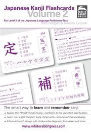Front cover of Japanese Kanji Flashcards, Volume 2 by Max Hodges