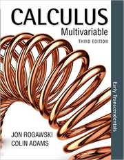 Cover of Calculus. Multivariable by Jonathan Rogawski