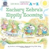 Front cover of Zachary Zebra's Zippity Zooming by Barbara DeRubertis