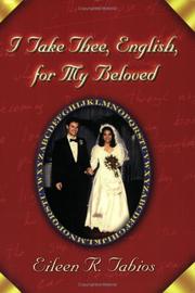 Front cover of I take thee, English, for my beloved by Eileen Tabios