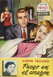 Front cover of Fuego en el corazón by Corín Tellado