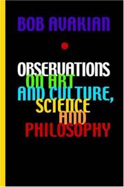 Front cover of Observations on Art and Culture, Science and Philosophy by Bob Avakian