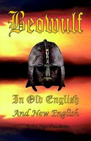 Front cover of Beowulf in Old English and New English by Unknown