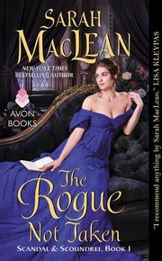 Front cover of The Rogue Not Taken by Sarah MacLean
